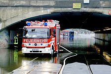 Abpumparbeiten im Gustav-Deetjen-Tunnel